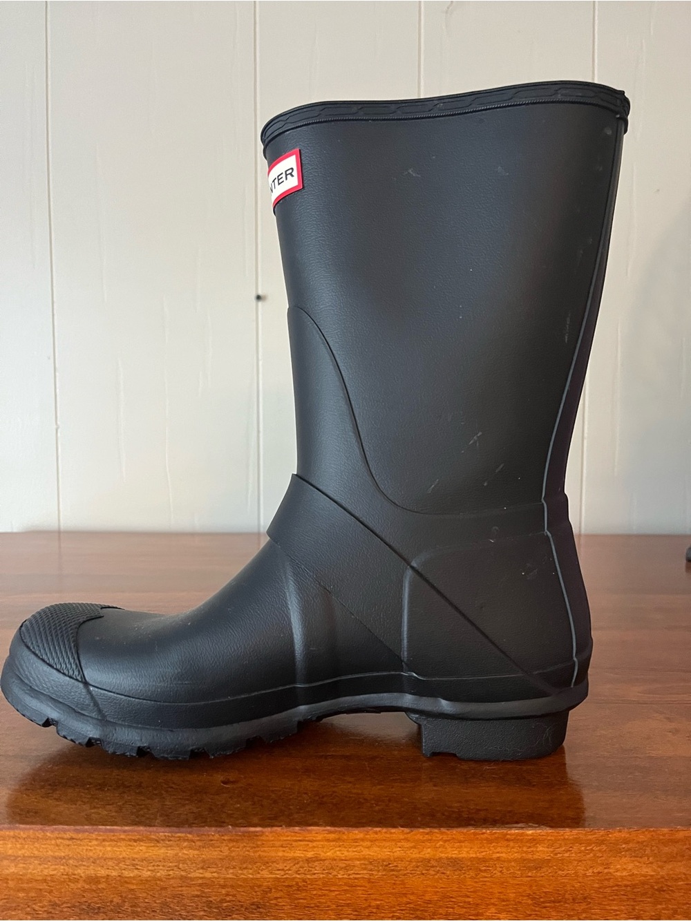 Hunter Matte Black Mid-Calf Waterproof Rain Boot - Picture 1 of 4